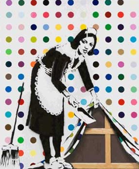 Damien Hirst y Banksy
